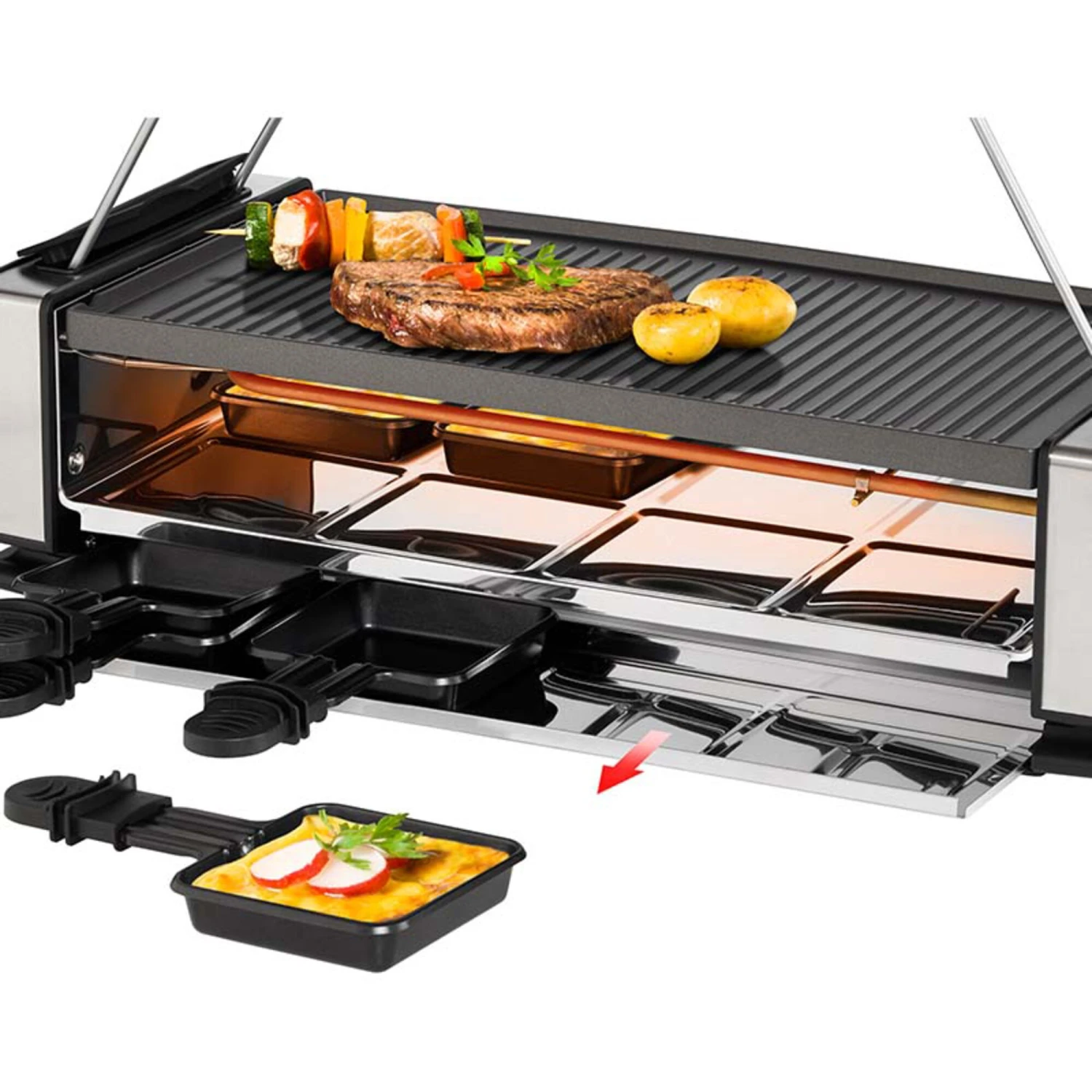 Unold Raclette Smokeless 48785 4 Unold Raclette Smokeless 48785 – Bild 4