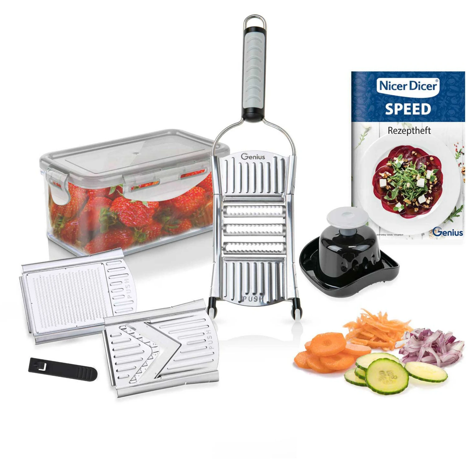 Nicer Dicer Hobel Speed Gemüsehobel 1 Nicer Dicer Hobel Speed Gemüsehobel