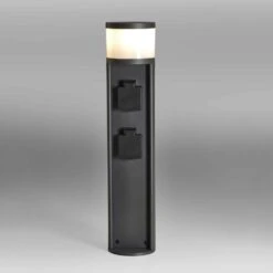 Pollerleuchte Rook O Mit Steckdose H 46,5cm IP54 Anthrazit -OUTSUNNY Verkäufe 8600278100 108665 prod 003