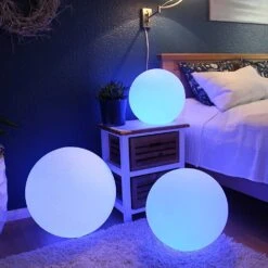 Akku LED-Kugellampe Globe 50cm Mit App-Steuerung -OUTSUNNY Verkäufe 8600278100 116681 prod 003