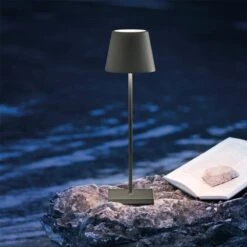 LED Außen Akku-Tischlampe Qutarg Easy-Connect IP54