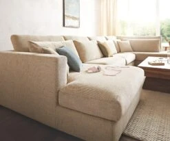 Sofa Isla Chenille Beige 430x225 Cm Ottomane Rechts Wohnlandschaft 9 Sofa Isla Chenille Beige 430x225 Cm Ottomane Rechts Wohnlandschaft -OUTSUNNY Verkäufe 8600288200 D24897 prod 004