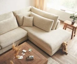 Sofa Isla Chenille Beige 430x225 Cm Ottomane Rechts Wohnlandschaft 10 Sofa Isla Chenille Beige 430x225 Cm Ottomane Rechts Wohnlandschaft -OUTSUNNY Verkäufe 8600288200 D24897 prod 005