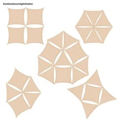 UV Sonnensegel 3x2 HDPE Rechteckig Sonnenschutz Überdachung Garten Balkon Grau -OUTSUNNY Verkäufe 8600295800 11678 prod 006