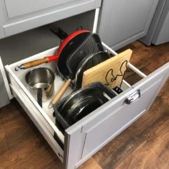 Pfannen Organizer Mit 8 Ablagen Topfdeckel Aufbewahrung Küche Topf Regal 9 Pfannen Organizer Mit 8 Ablagen Topfdeckel Aufbewahrung Küche Topf Regal -OUTSUNNY Verkäufe 8600295800 11921 prod 004