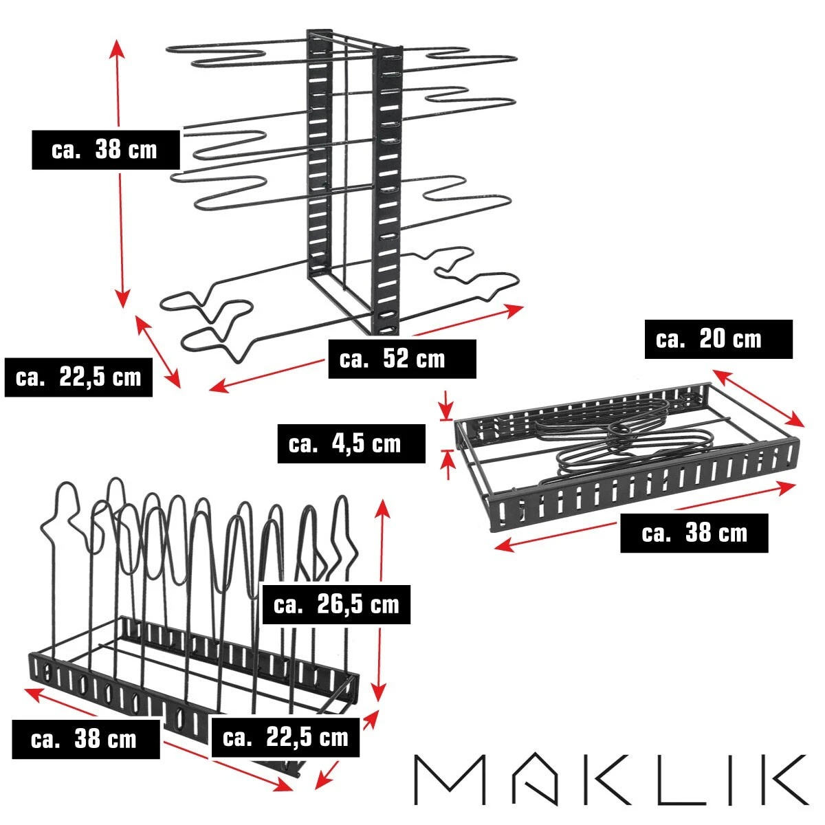 Pfannen Organizer Mit 8 Ablagen Topfdeckel Aufbewahrung Küche Topf Regal 6 Pfannen Organizer Mit 8 Ablagen Topfdeckel Aufbewahrung Küche Topf Regal – Bild 6