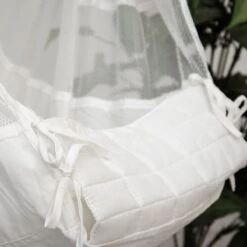 Babyhängematte Baby-Feder-Wiege Mit Spreizstab | 100% Baumwolle Naturstoff | Kinderhängematte Hängew -OUTSUNNY Verkäufe 8600295800 3278 prod 006