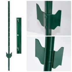 Zaunpfahl 105cm Zaunpfosten Pfahl Pfosten Für Maschendraht-Zaun