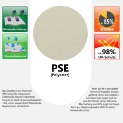 UPF50+ UV Sonnensegel 3x3x3 Polyester Dreieck Wasserabweisend Garten Segel Beige -OUTSUNNY Verkäufe 8600295800 3660 prod 004