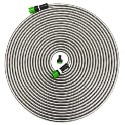 30 M Knickfreier Gartenschlauch Edelstahl Wasserschlauch Flex Metall Schlauch