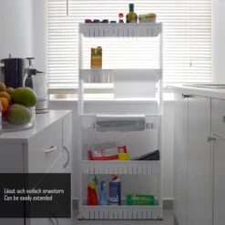 Nischenregal 12,5cm Schmal Nischenwagen Rollregal Klein Küchen-Regal Standregal 10 Nischenregal 12,5cm Schmal Nischenwagen Rollregal Klein Küchen-Regal Standregal -OUTSUNNY Verkäufe 8600295800 4236 prod 005