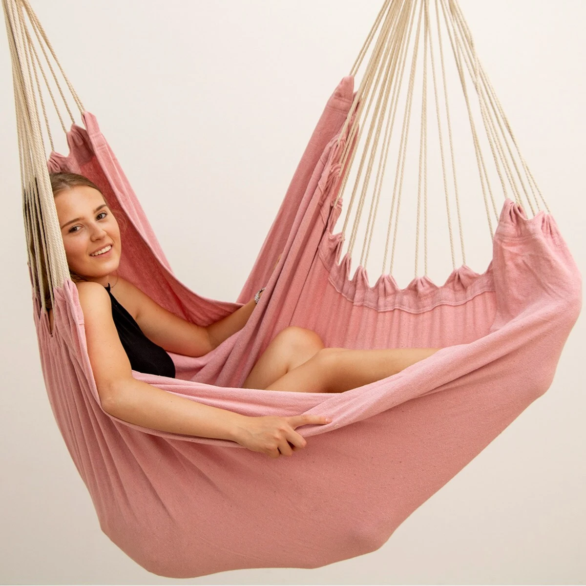 XXL Hängesessel 185x130cm - 2 Personen Hängestuhl 6 XXL Hängesessel 185x130cm - 2 Personen Hängestuhl – Bild 6