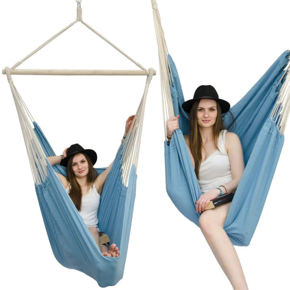 XXL Hängesessel 185x130cm Hängestuhl 2 Personen Hängesitz Bis 150kg Baumwolle Hängematte 360° Swifel 1 XXL Hängesessel 185x130cm Hängestuhl 2 Personen Hängesitz Bis 150kg Baumwolle Hängematte 360° Swifel