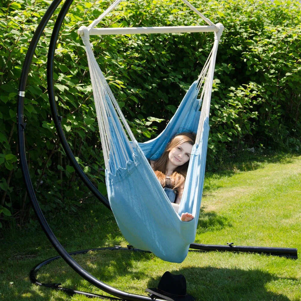 XXL Hängesessel 185x130cm Hängestuhl 2 Personen Hängesitz Bis 150kg Baumwolle Hängematte 360° Swifel 3 XXL Hängesessel 185x130cm Hängestuhl 2 Personen Hängesitz Bis 150kg Baumwolle Hängematte 360° Swifel – Bild 3