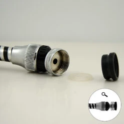 Wasserhahn Verlängerung Perlator Strahlregler 12 Cm Schwenkbrause Flexischlauch -OUTSUNNY Verkäufe 8600295800 4553 prod 006