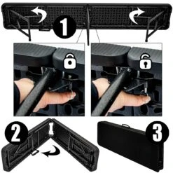 2x Wetterfeste Bierbank - Klappbar 183x30x43 - Rattan Look - Kunststoff Sitzbank -OUTSUNNY Verkäufe 8600295800 4557 prod 004