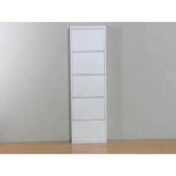 Schuhschrank Pisa 5 Klappen (B)50 X (H)172,5 X (T)16cm -OUTSUNNY Verkäufe 8600296500 18134 prod 003