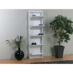 Schuhschrank Pisa 5 Klappen (B)50 X (H)172,5 X (T)16cm -OUTSUNNY Verkäufe 8600296500 18134 prod 004