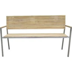 Teak Friesenbank Parkbank Gartenbank Holz Landhaus Bank Holzbank Garten Sitzbank -OUTSUNNY Verkäufe 8600296500 31645 prod 005