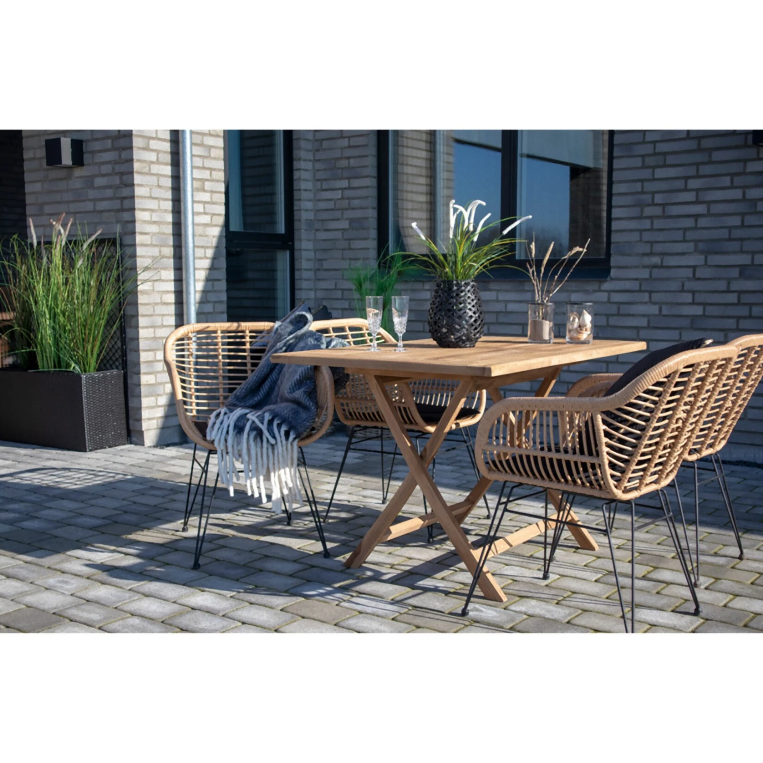 Oline Teak Gartentisch 80x120 Teakholz Massiv Tisch Garten Beistelltisch Holz 5 Oline Teak Gartentisch 80x120 Teakholz Massiv Tisch Garten Beistelltisch Holz – Bild 5