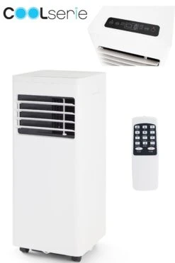 3in1 Mobile Klimaanlage Klima Gerät Entfeuchter 24h Timer Ventilator Auf Rollen