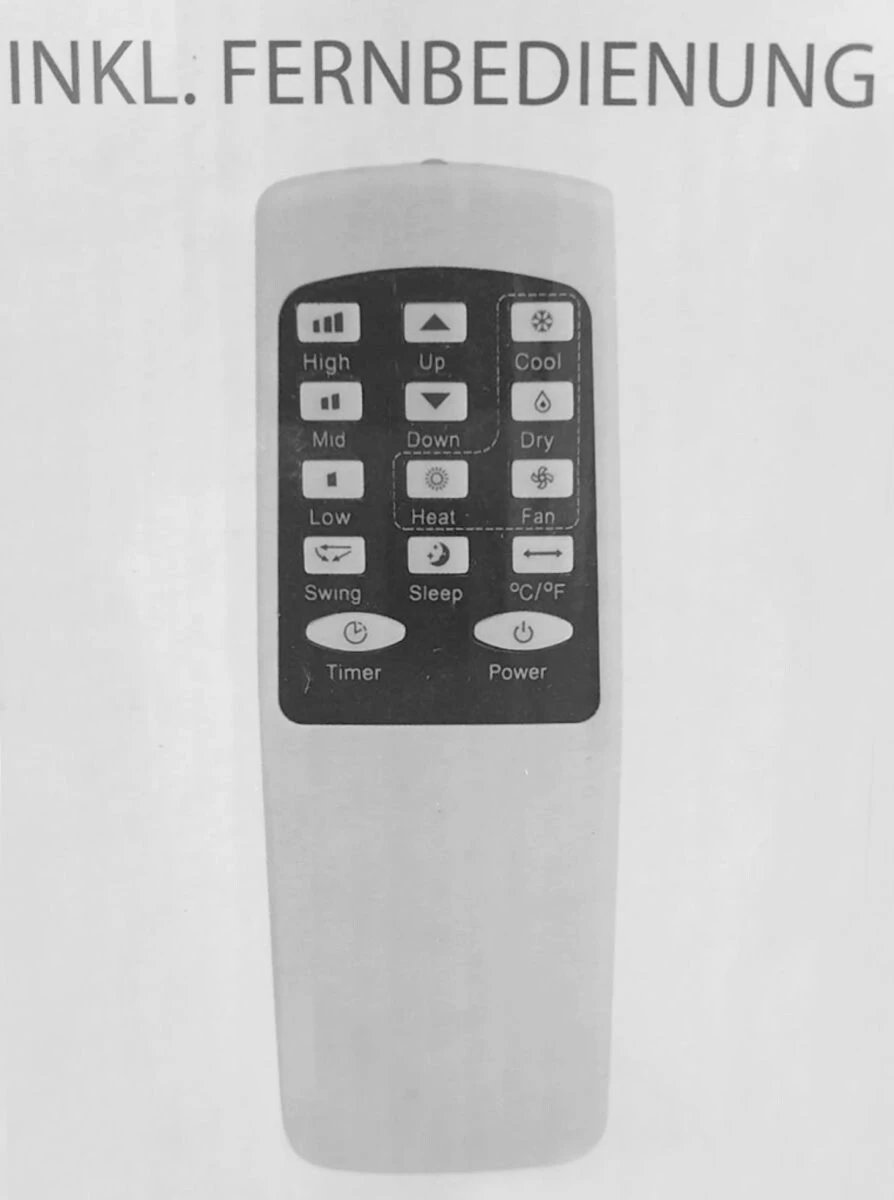 3in1 Mobile Klimaanlage Klima Gerät Entfeuchter 24h Timer Ventilator Auf Rollen 5 3in1 Mobile Klimaanlage Klima Gerät Entfeuchter 24h Timer Ventilator Auf Rollen – Bild 5