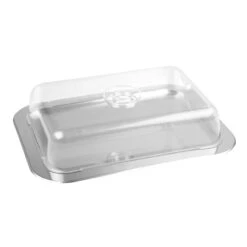 CHG Frischhalteplatte Mit Frischhaltehaube, Ca. 42 X 31 X 8,5 Cm, Edelstahl