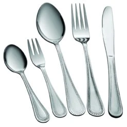 SSW Pesto Besteck-Set, Edelstahl, 30-teilig