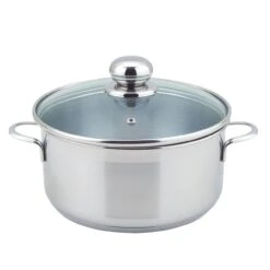 SSW City Fleischtopf Glasdeckel Edelstahl Ø 16 Cm 1,9 L