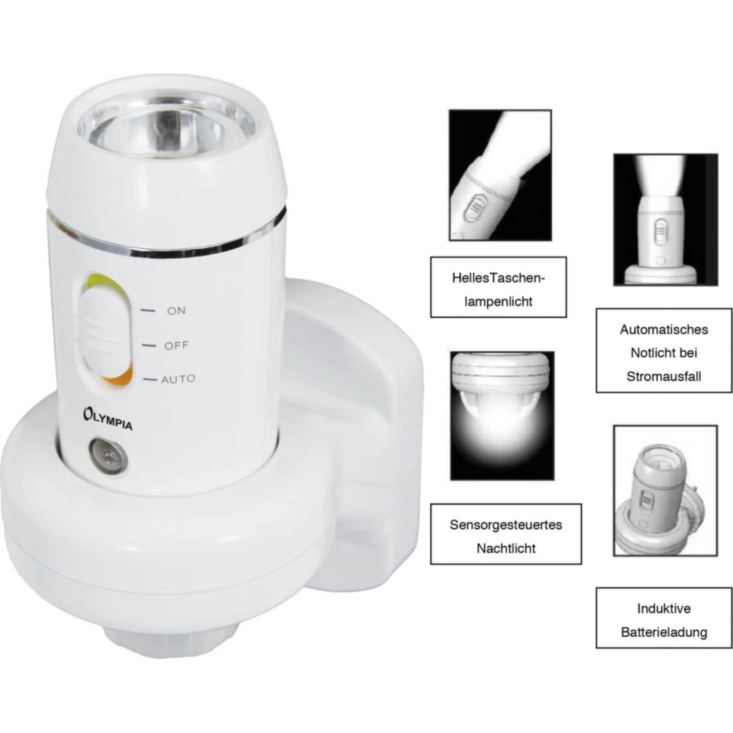 OLYMPIA NL 300 LED-Taschenlampe Mit Not- Und Nachtlichtfunktion 3 OLYMPIA NL 300 LED-Taschenlampe Mit Not- Und Nachtlichtfunktion – Bild 3