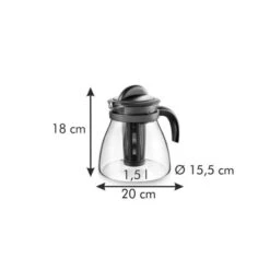 Tescoma Teekanne MONTE CARLO 1.5 L Mit Teesieb -OUTSUNNY Verkäufe 8600298500 97695 prod 003