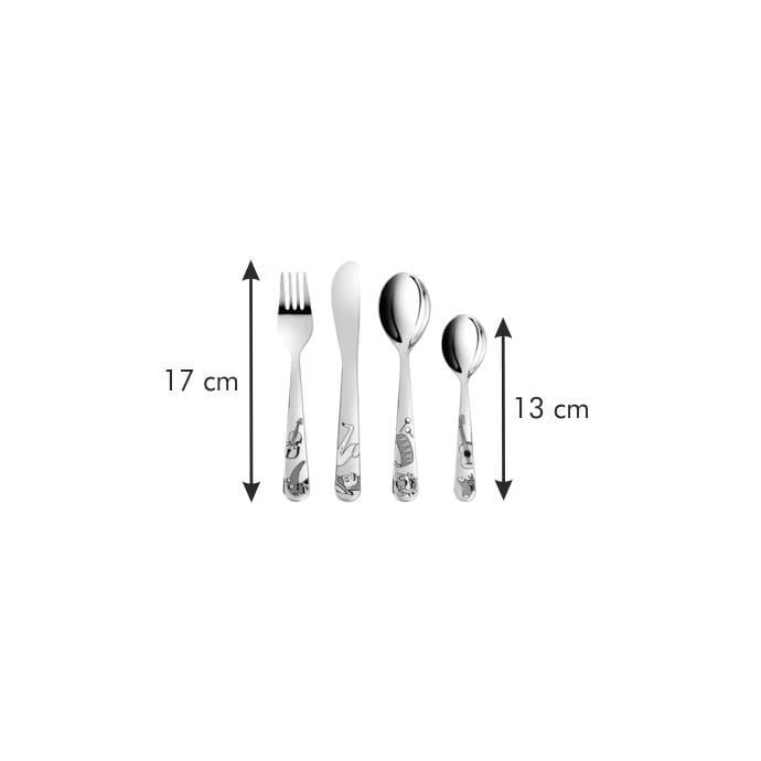 Tescoma Kinderbesteck BAMBINI Musikanten 4 Teilig 2 Tescoma Kinderbesteck BAMBINI Musikanten 4 Teilig – Bild 2