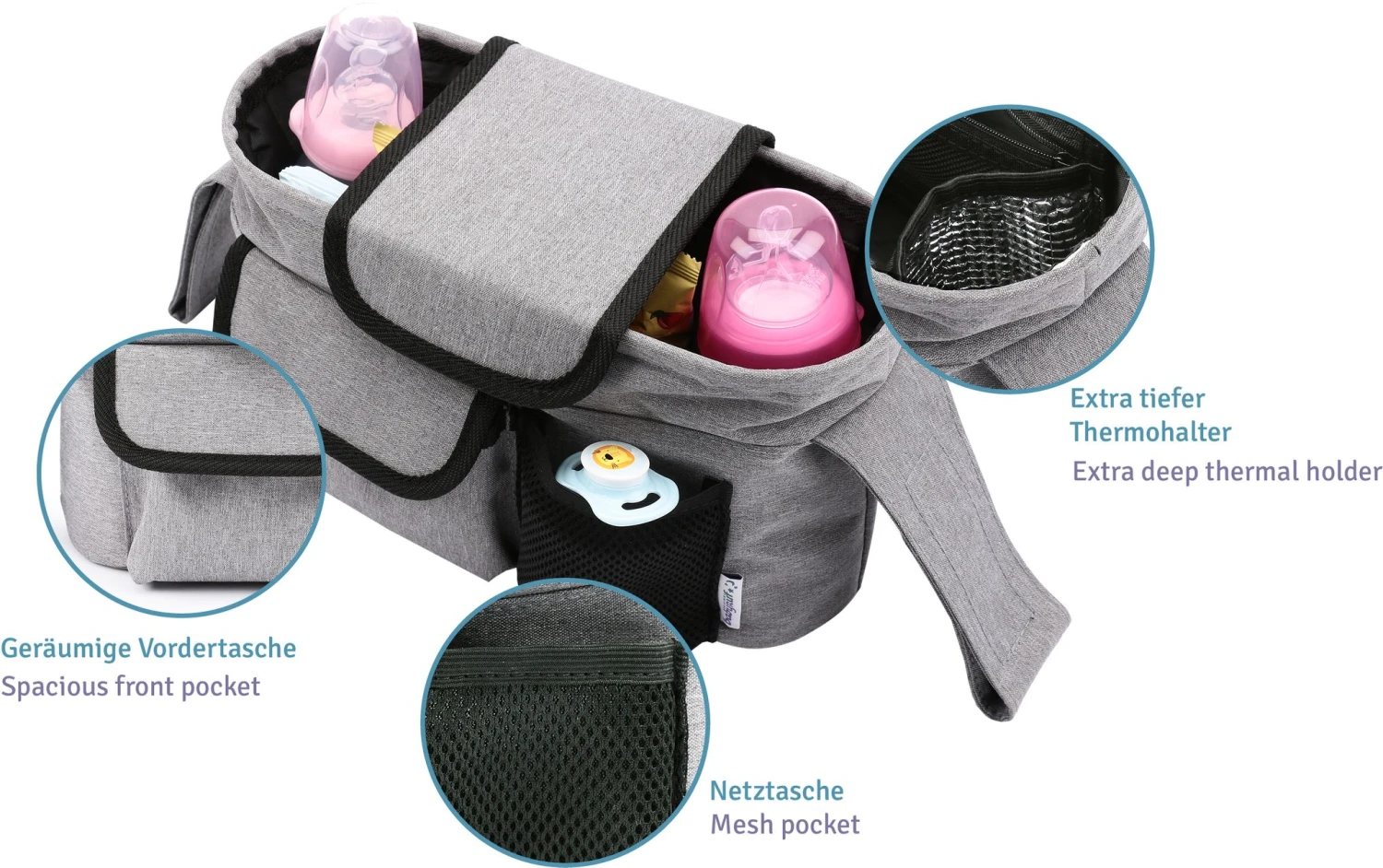 Olympia Kinderwagen Organizer Buggy Aufbewahrung Für Windeln Spielzeug 1 Olympia Kinderwagen Organizer Buggy Aufbewahrung Für Windeln Spielzeug