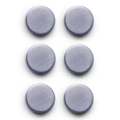 Zeller Magnet-Set, 6-tlg., Extra Stark, Edelstahl