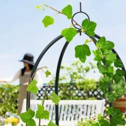 Relaxdays Rankobelisk Aus Metall 1,90 Cm 8 Relaxdays Rankobelisk Aus Metall 1,90 Cm -OUTSUNNY Verkäufe 8600323900 100100190 prod 003