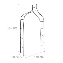 Relaxdays Rankbogen Metall Geschwungen Mit Kugeln -OUTSUNNY Verkäufe 8600323900 100179040 prod 004