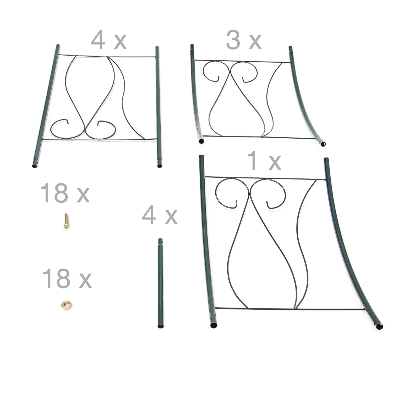 Relaxdays Rankbogen Für Rosen Mit Verzierung 5 Relaxdays Rankbogen Für Rosen Mit Verzierung – Bild 5