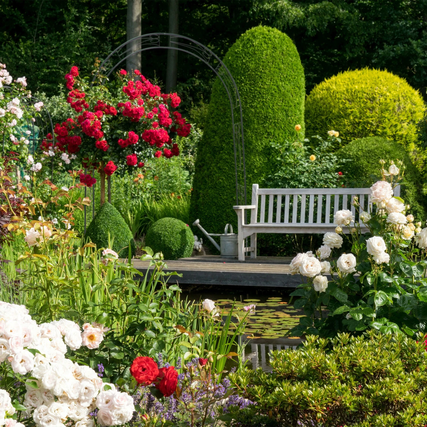 Relaxdays Rankbogen Für Rosen Mit Verzierung 6 Relaxdays Rankbogen Für Rosen Mit Verzierung – Bild 6