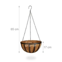 Relaxdays Blumenampel 3er-Set 30 Cm -OUTSUNNY Verkäufe 8600323900 100207040 prod 004