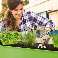 Relaxdays Hochbeet Schmal Aus Metall -OUTSUNNY Verkäufe 8600323900 1002070953 prod 003