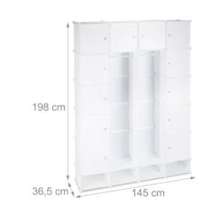 Relaxdays Kleiderschrank Stecksystem 18 Fächer -OUTSUNNY Verkäufe 8600323900 1002197749 prod 004