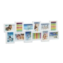 Relaxdays Bilderrahmen Collage 12 Fotos