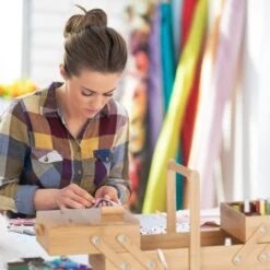 Relaxdays Nähkästchen Bambus XL -OUTSUNNY Verkäufe 8600323900 100222220 prod 003