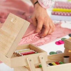 Relaxdays Nähkästchen Holz -OUTSUNNY Verkäufe 8600323900 100240850 prod 003