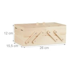 Relaxdays Nähkästchen Holz -OUTSUNNY Verkäufe 8600323900 100240850 prod 004