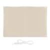 Relaxdays Rechteckiges Sonnensegel Beige