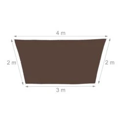 Relaxdays Trapez Sonnensegel Braun -OUTSUNNY Verkäufe 8600323900 10026361988 prod 004