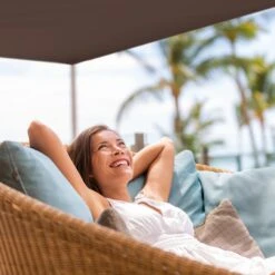 Relaxdays Trapez Sonnensegel Braun -OUTSUNNY Verkäufe 8600323900 10026361988 prod 005