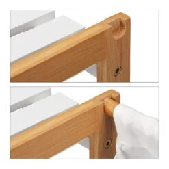 Relaxdays Badregal Mit Wäschekorb Mit 4 Ablagen -OUTSUNNY Verkäufe 8600323900 100275030 prod 007