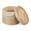 Relaxdays Dampfgarer Bambus 2 Etagen 20,5 Cm